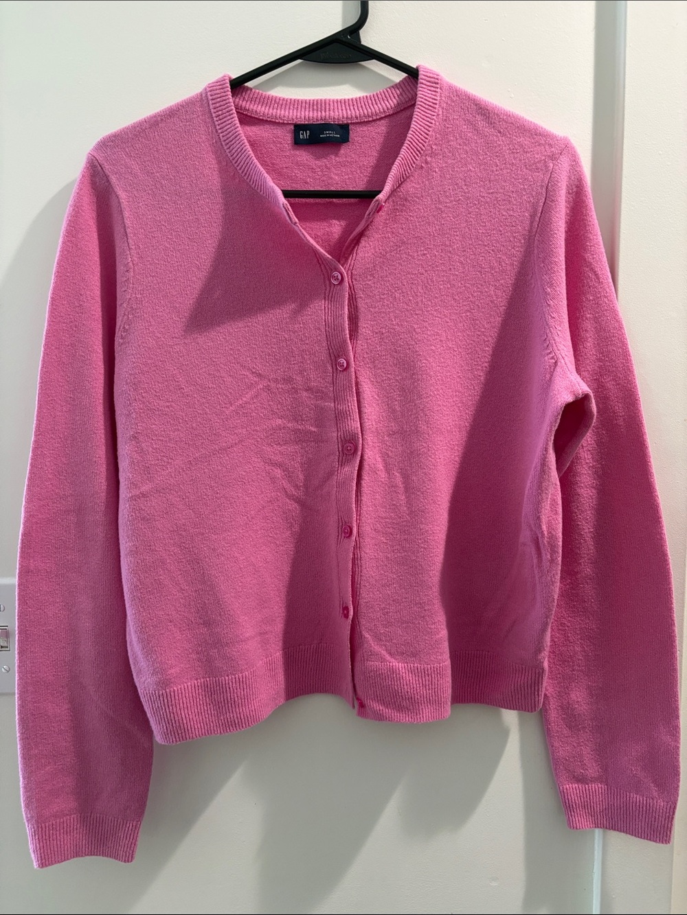 GAP Pink Button-Up Women's Cardigan